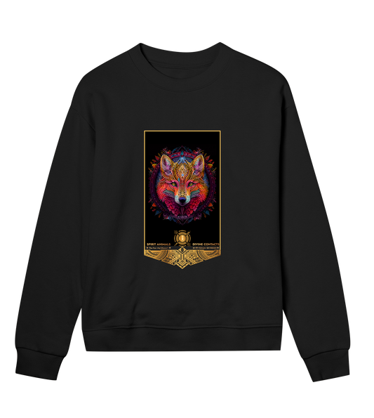 Cosmic Fox Womens Sweatshirt