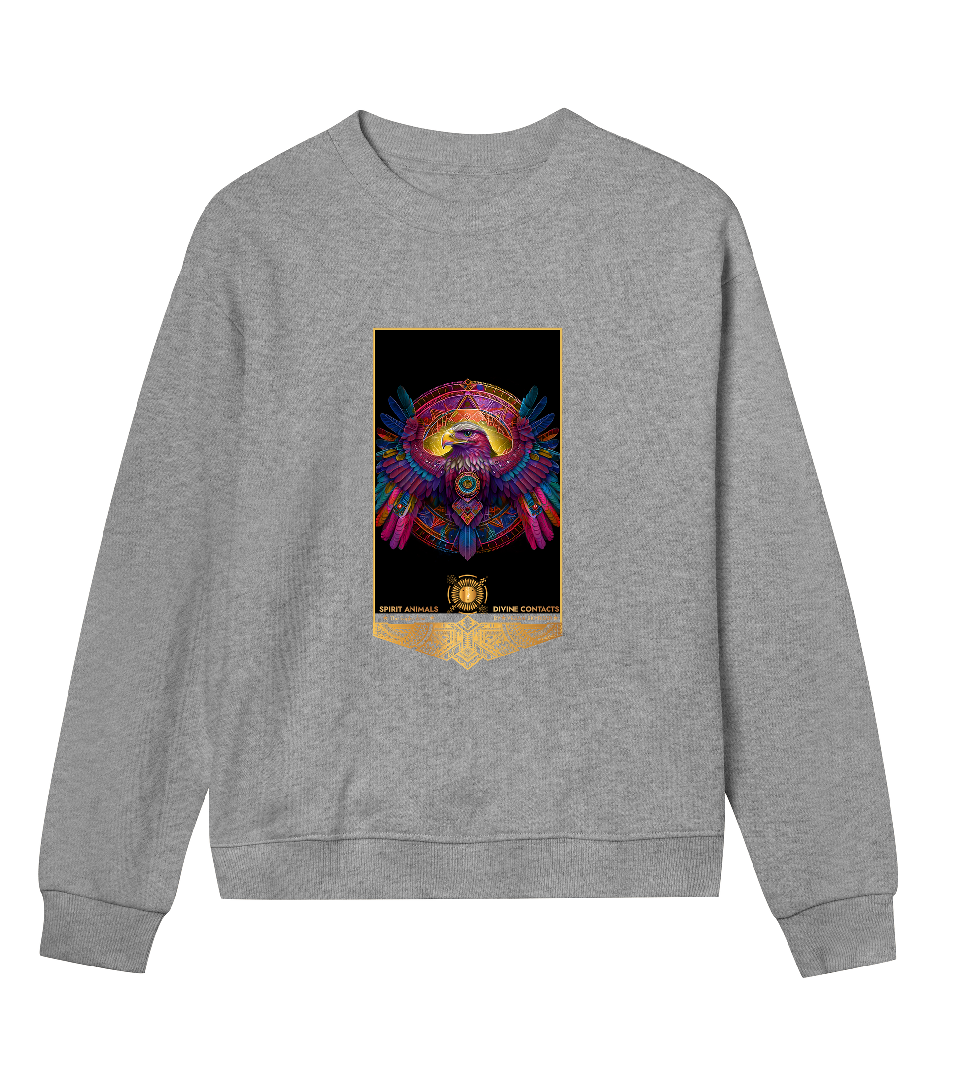 Cosmic Eagle Womens Sweatshirt