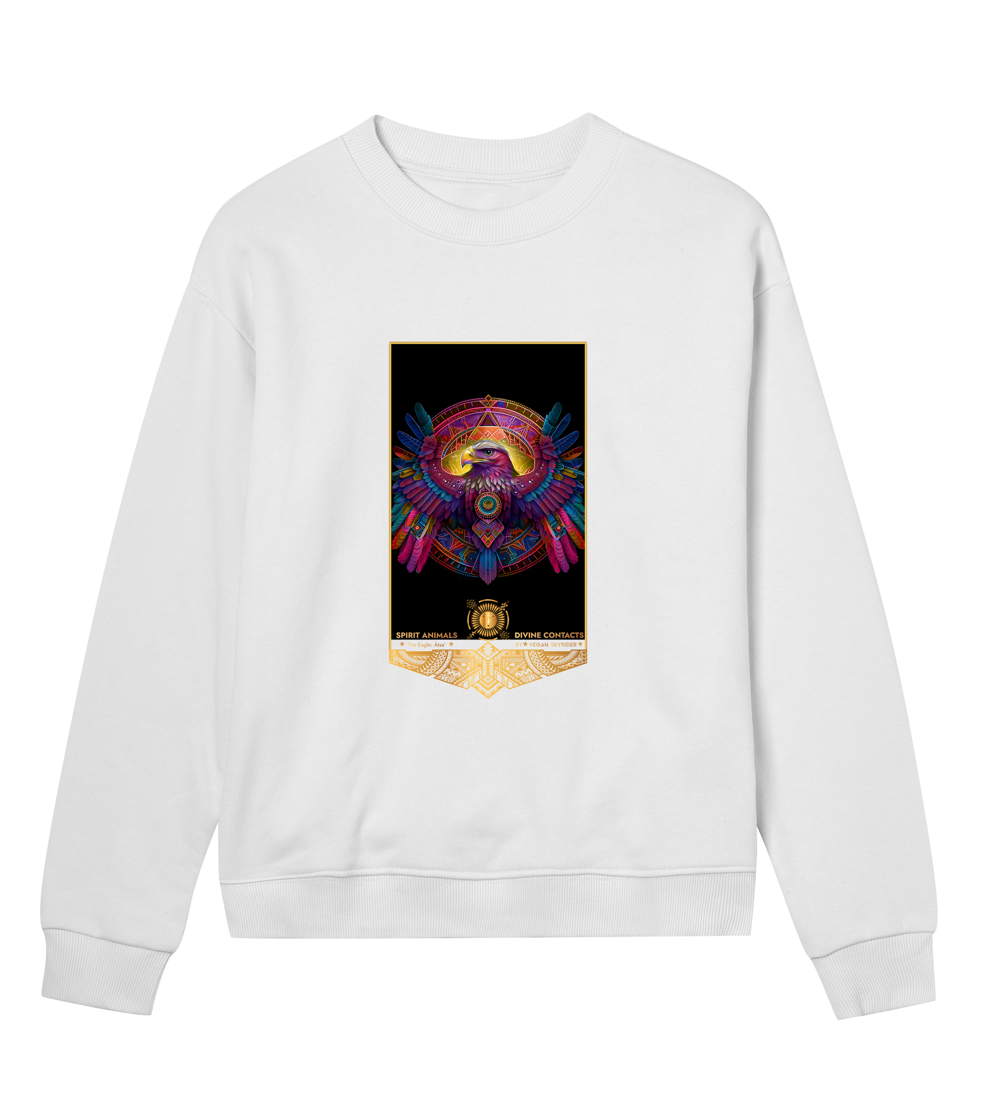 Cosmic Eagle Womens Sweatshirt