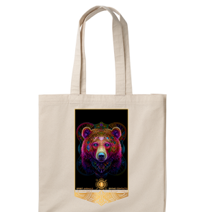 Extra-large-cotton-canvas-bag-exo-friendly-vegan-designer-tote-bear-motive