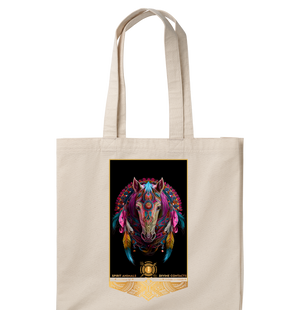 colorful-navajo-horse-motive-cotton-canvas-bag-extra-large-eco-friendly-vegan-bag-vegan-skyrider