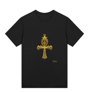 black-organic-womens-tshirt-golden-ankh-egypt-cross-motive-magic-vegabn-skyrider