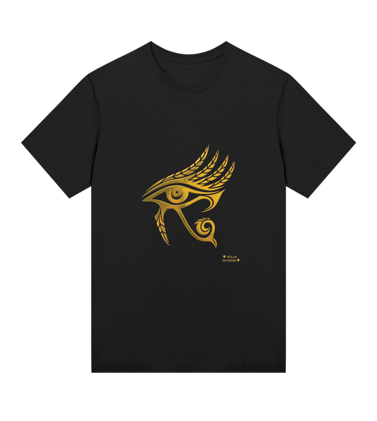 Women's Regular T-Shirt with Exclusive Golden Udjat Eye Symbol