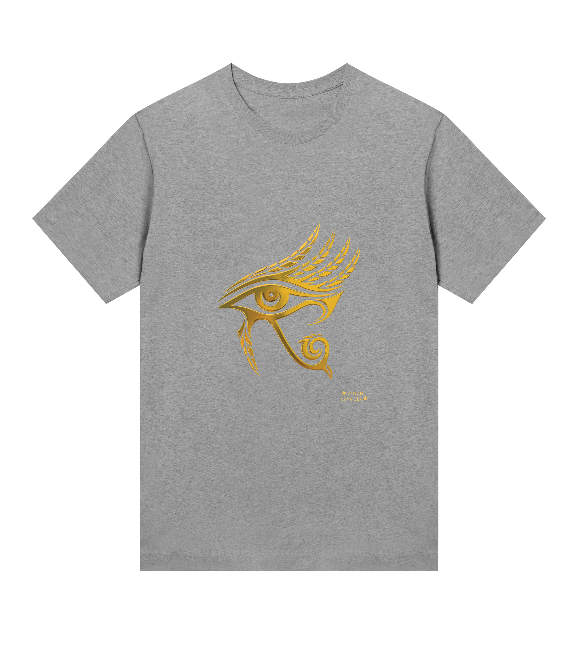 Women's Regular T-Shirt with Exclusive Golden Udjat Eye Symbol