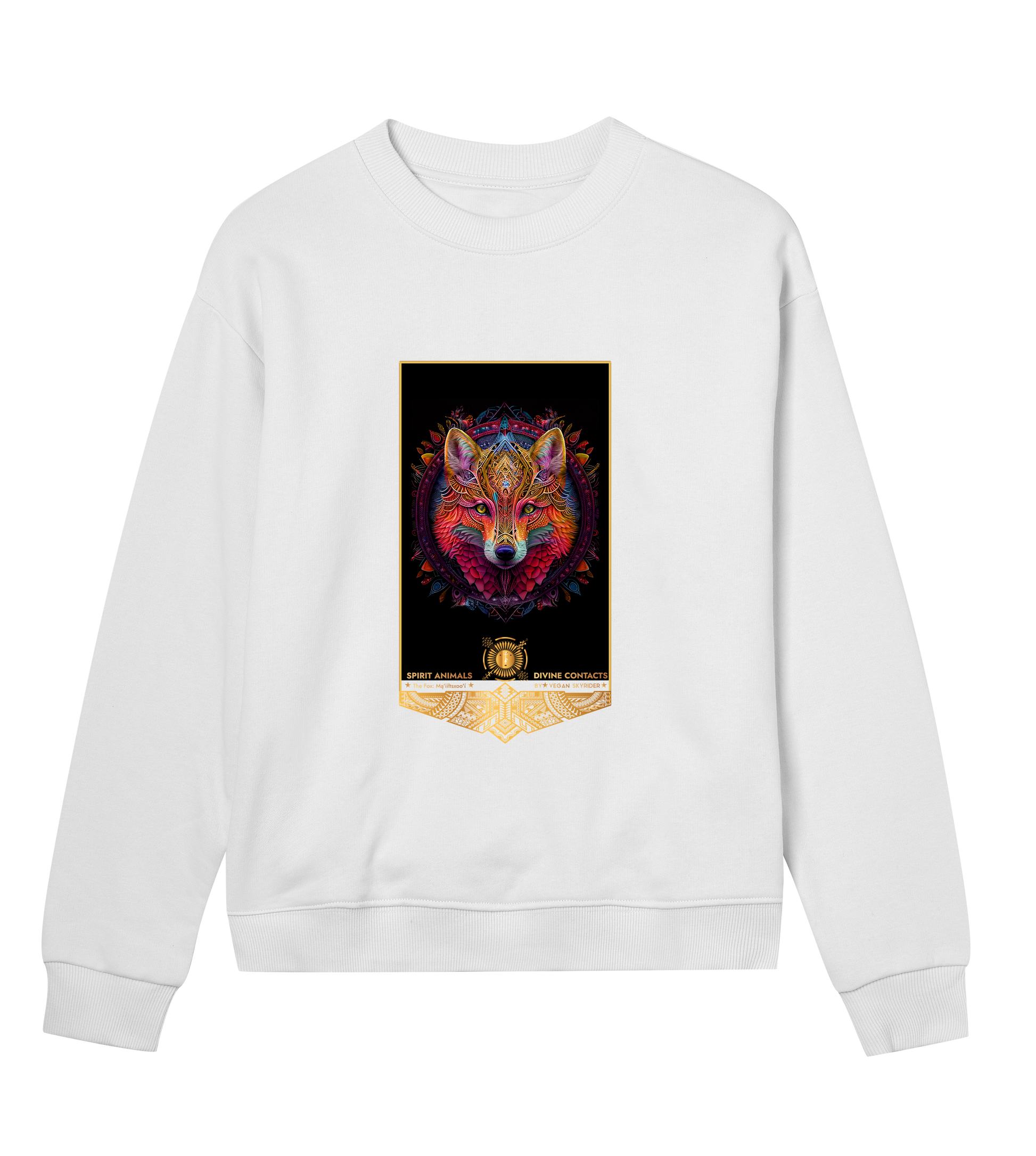 Cosmic Fox Womens Sweatshirt