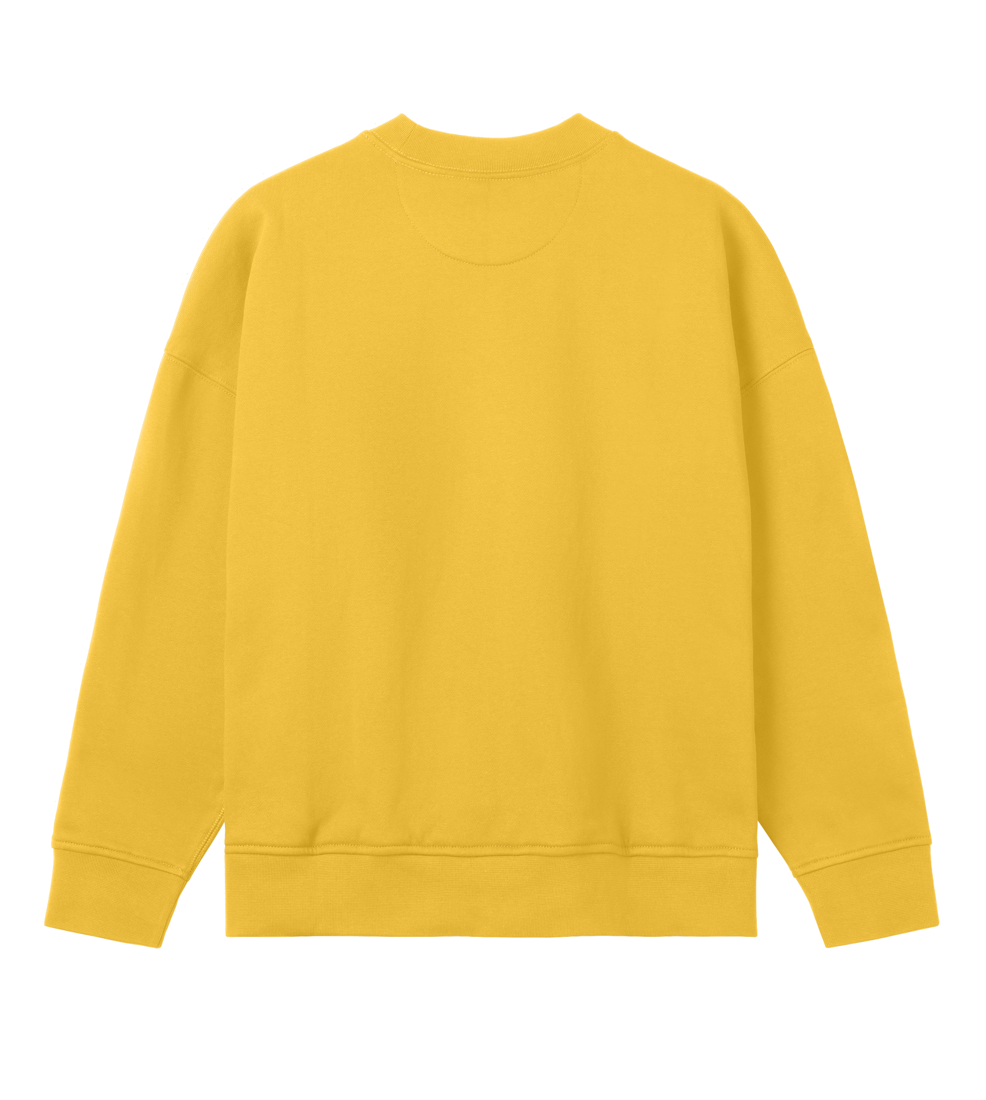 Women's Boxy Sweatshirt with Golden Triangle Symbol