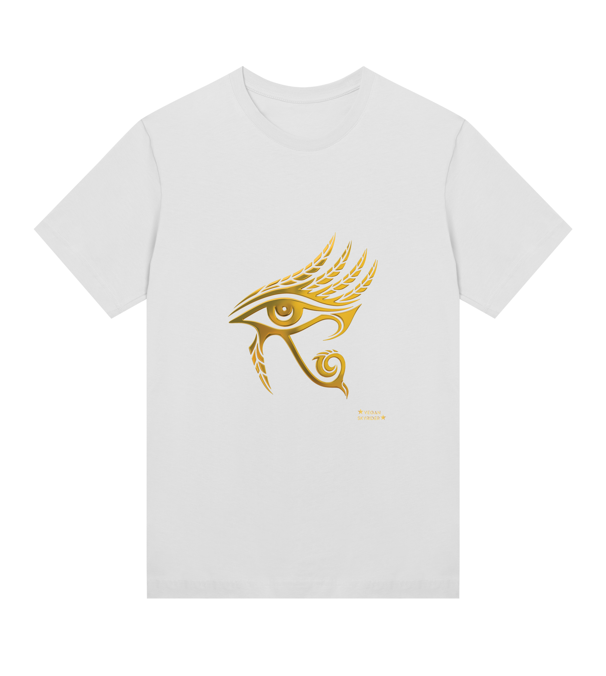 Women's Regular T-Shirt with Exclusive Golden Udjat Eye Symbol