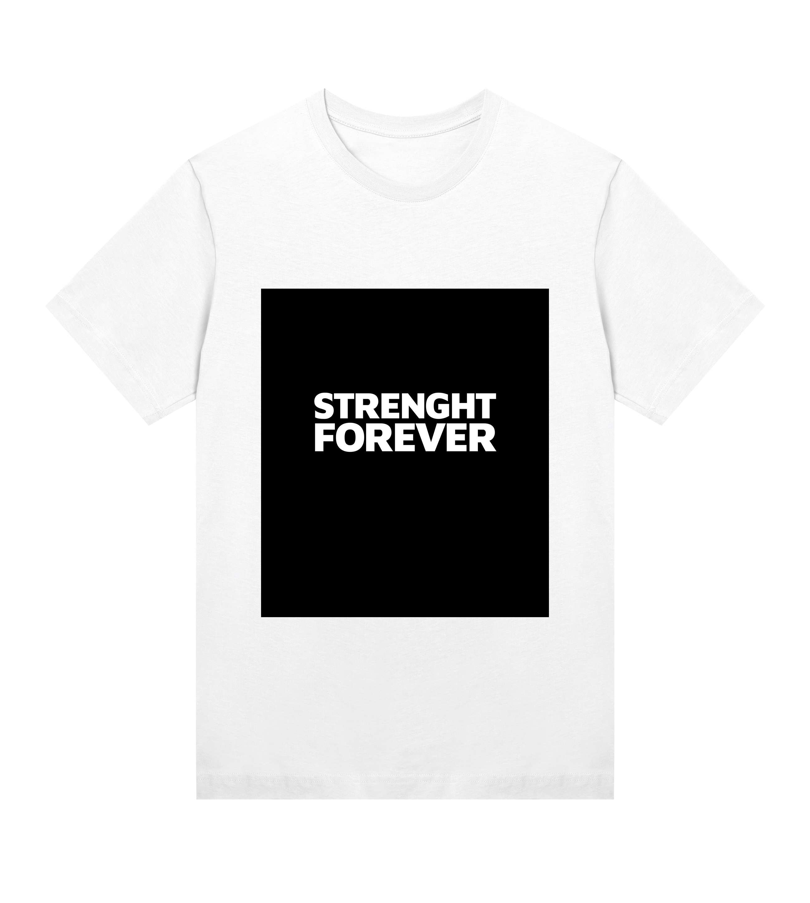 womens-white-strenght-forever-t-shirt