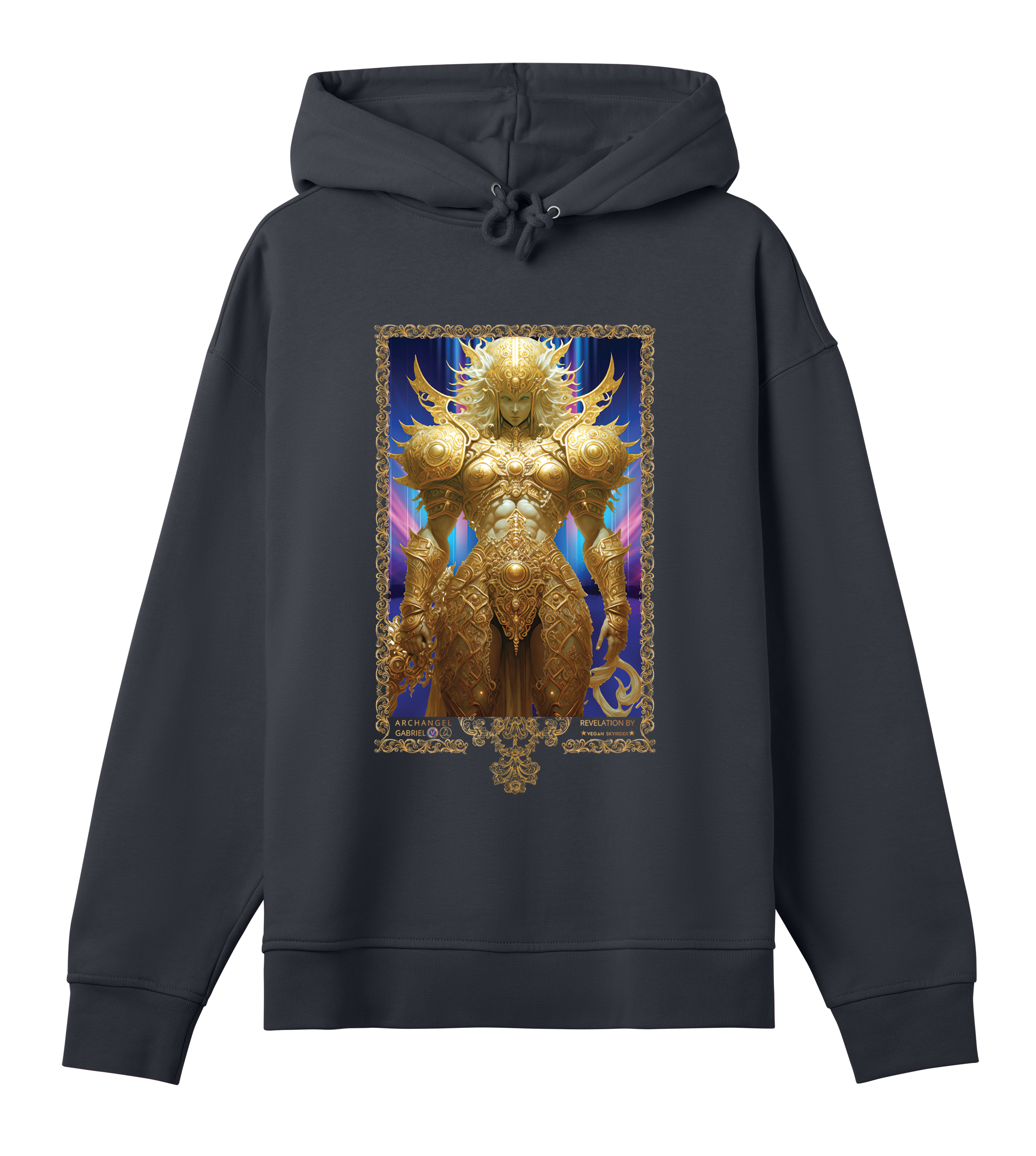 black-archangel-organic-womens-hoodie-oversized-with-archangel-gabriel-motive