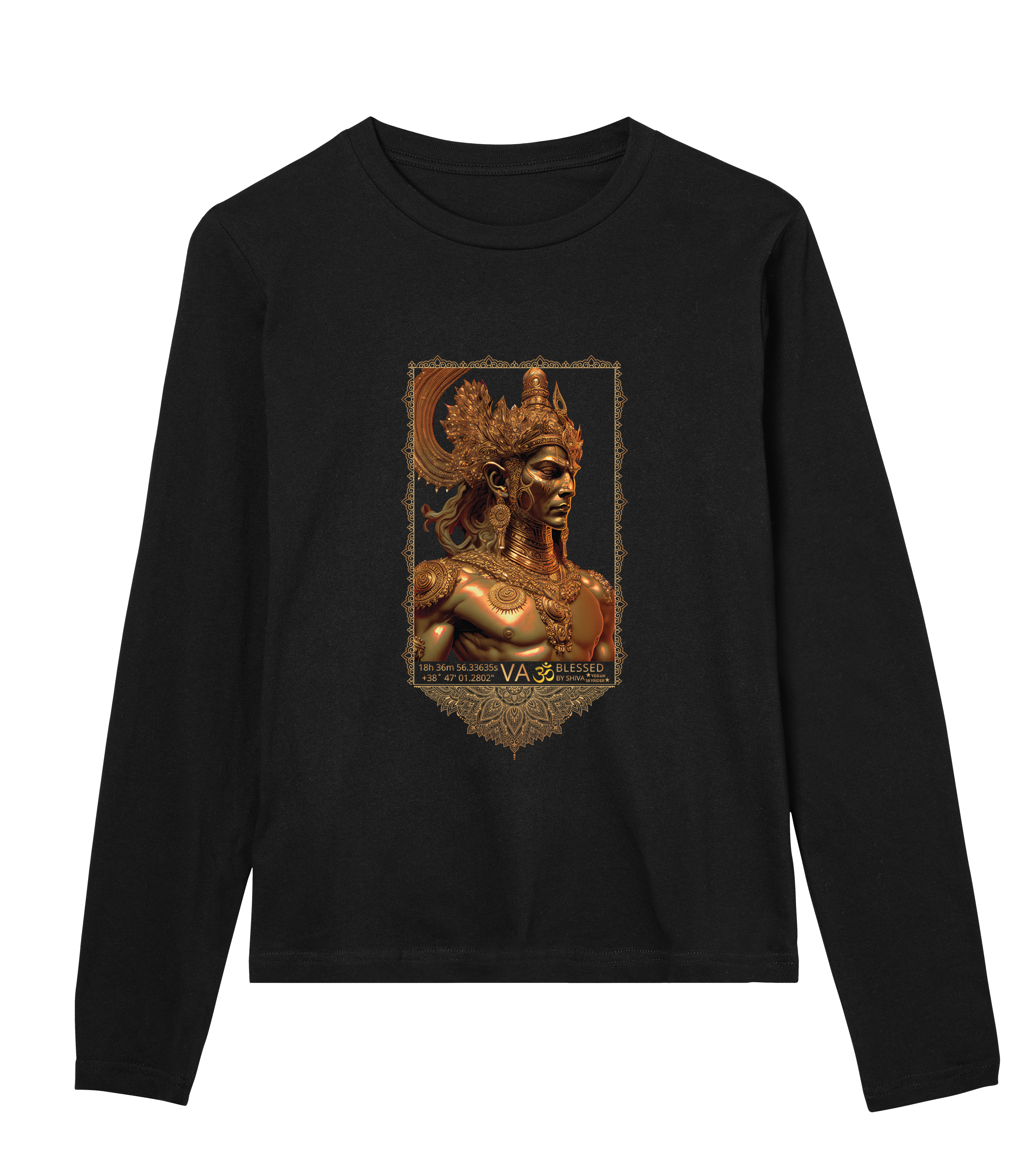 Shiva  Womens  Long Sleeve Tee