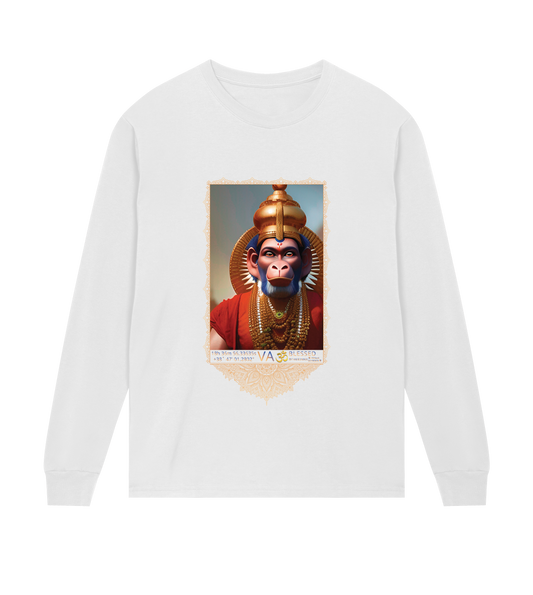 Hanuman Celestial Mens Regular Long Sleeve T-shirt