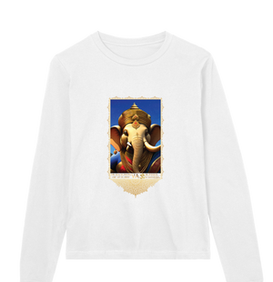 Ganesha Celestial Womens Long Sleeve T-shirt