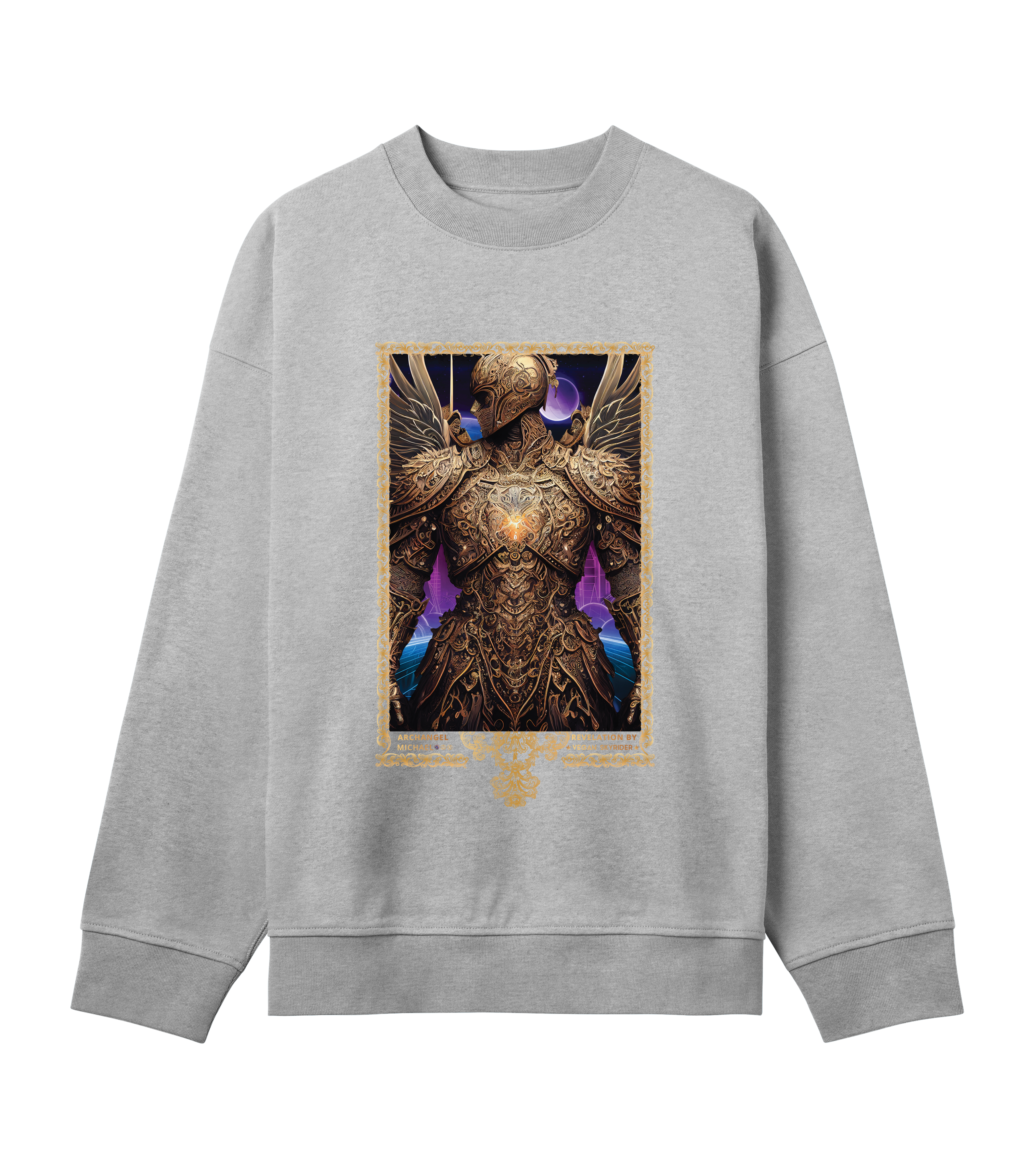 Archangel Michael Mens Boxy Sweatshirt