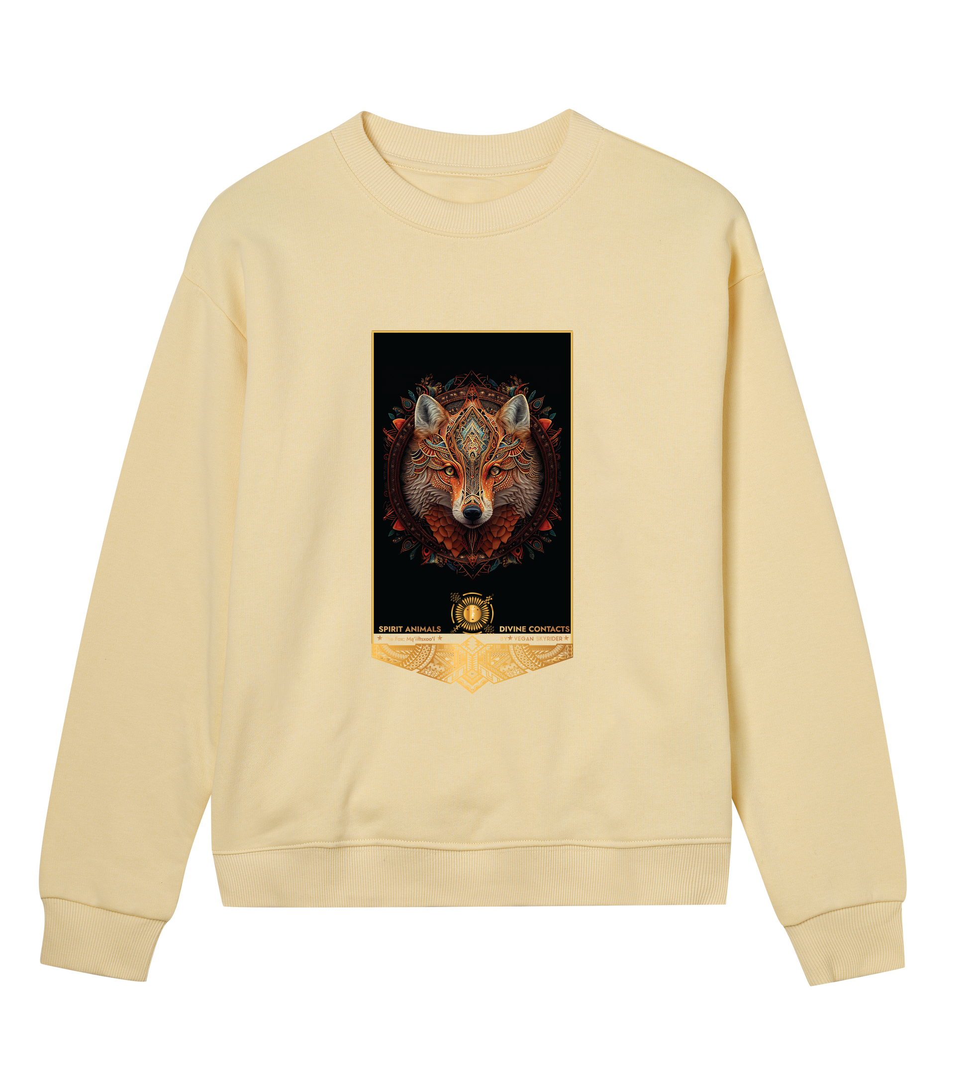 Fox Spirit Animal Women's Regular Sweatshirt