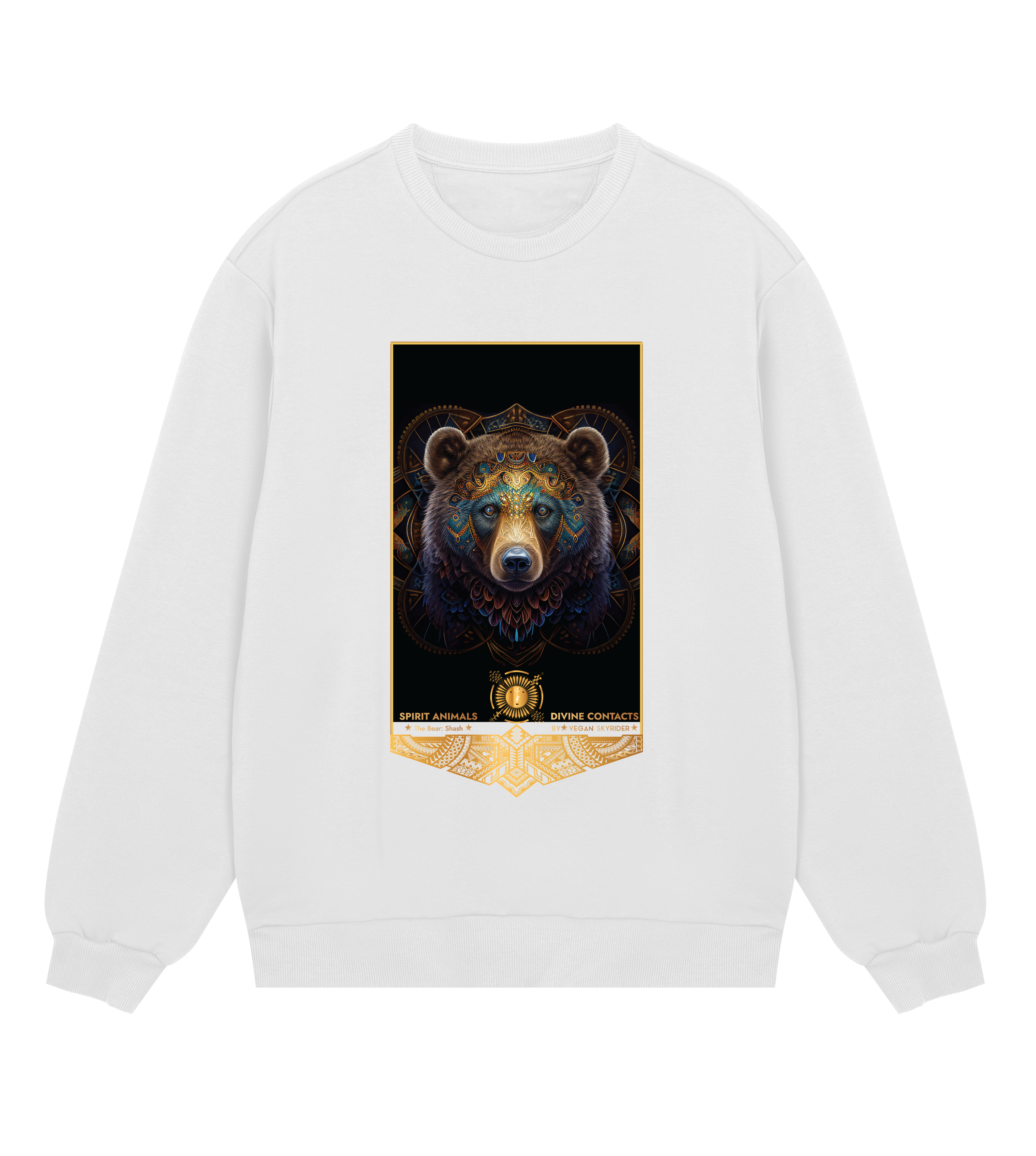 Bear Spirit Animal Mens Sweatshirt