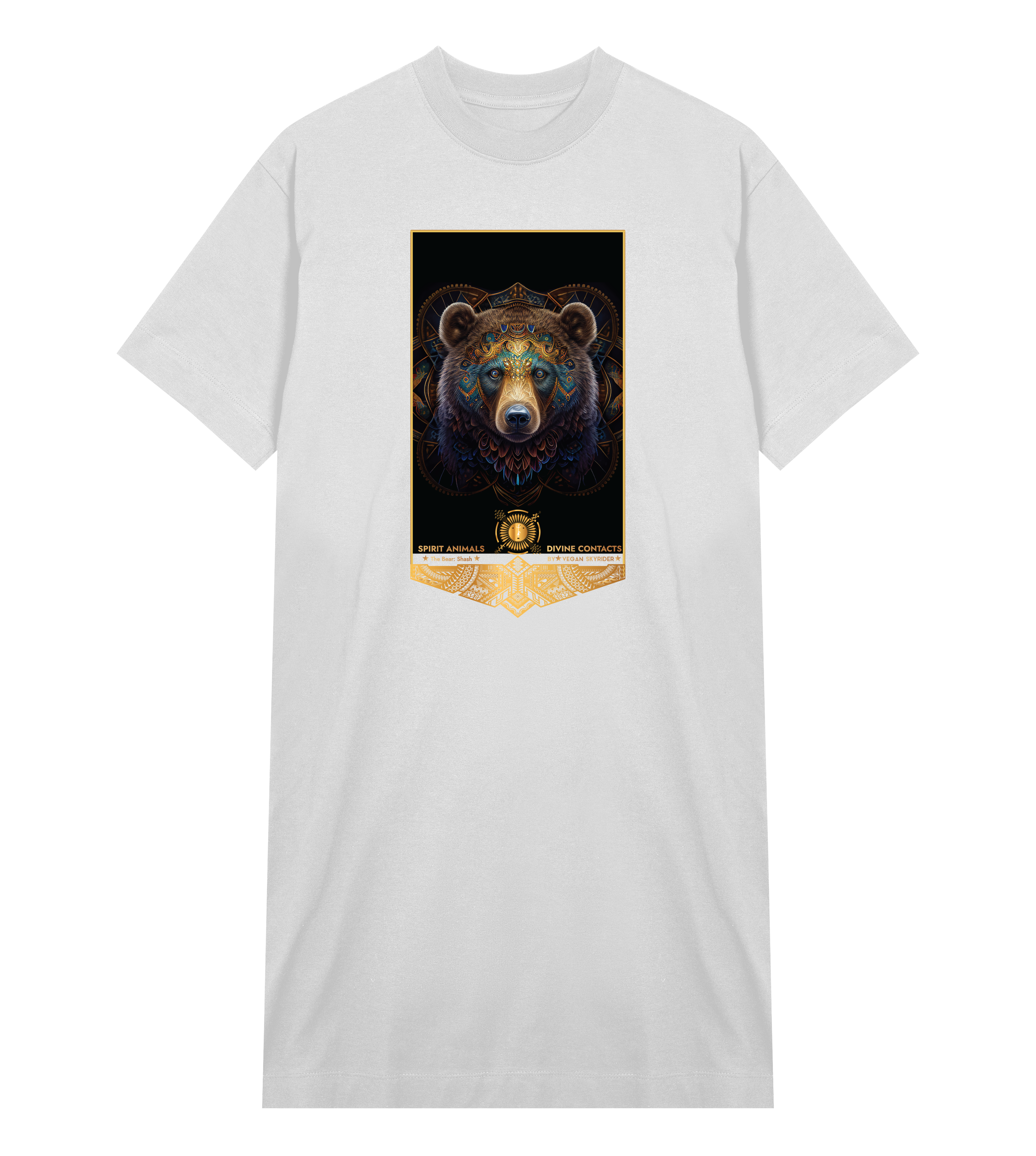 Bear Spirit Animal Woman's T-shirt Dress
