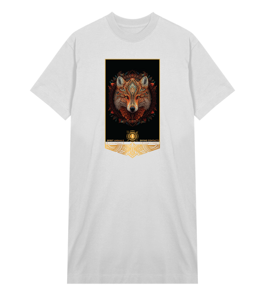 Fox Spirit Animal Womens T-shirt Dress