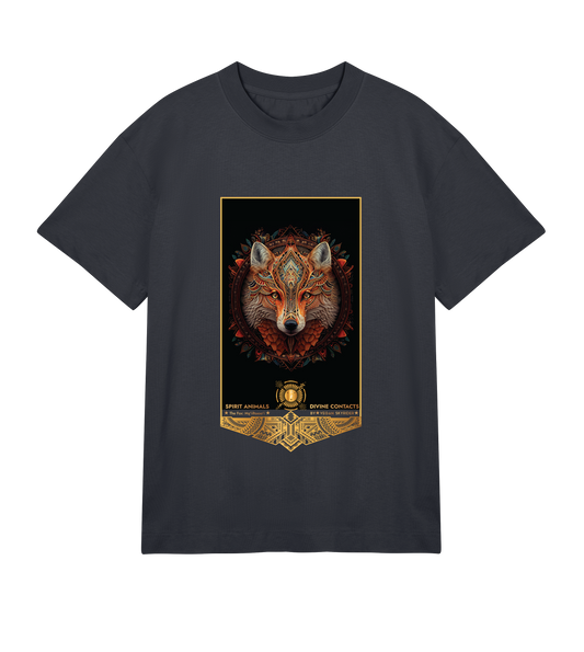 Fox Spirit Animal Mens Boxy T-Shirt