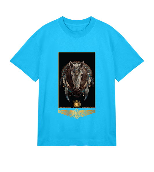 Horse Spirit Animal Mens Boxy T-Shirt