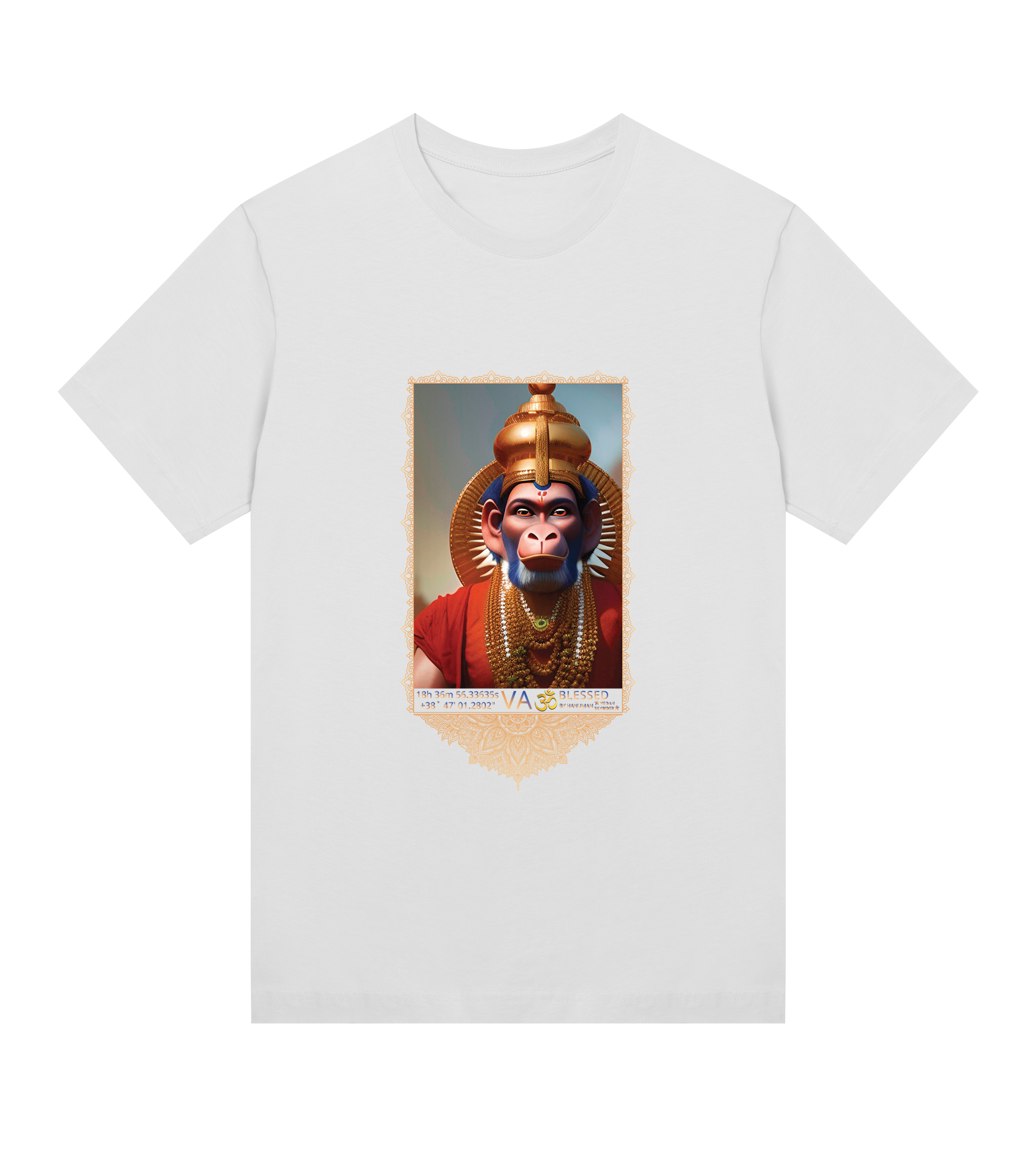 Hanuman Celestial Womens Regular T-Shirt