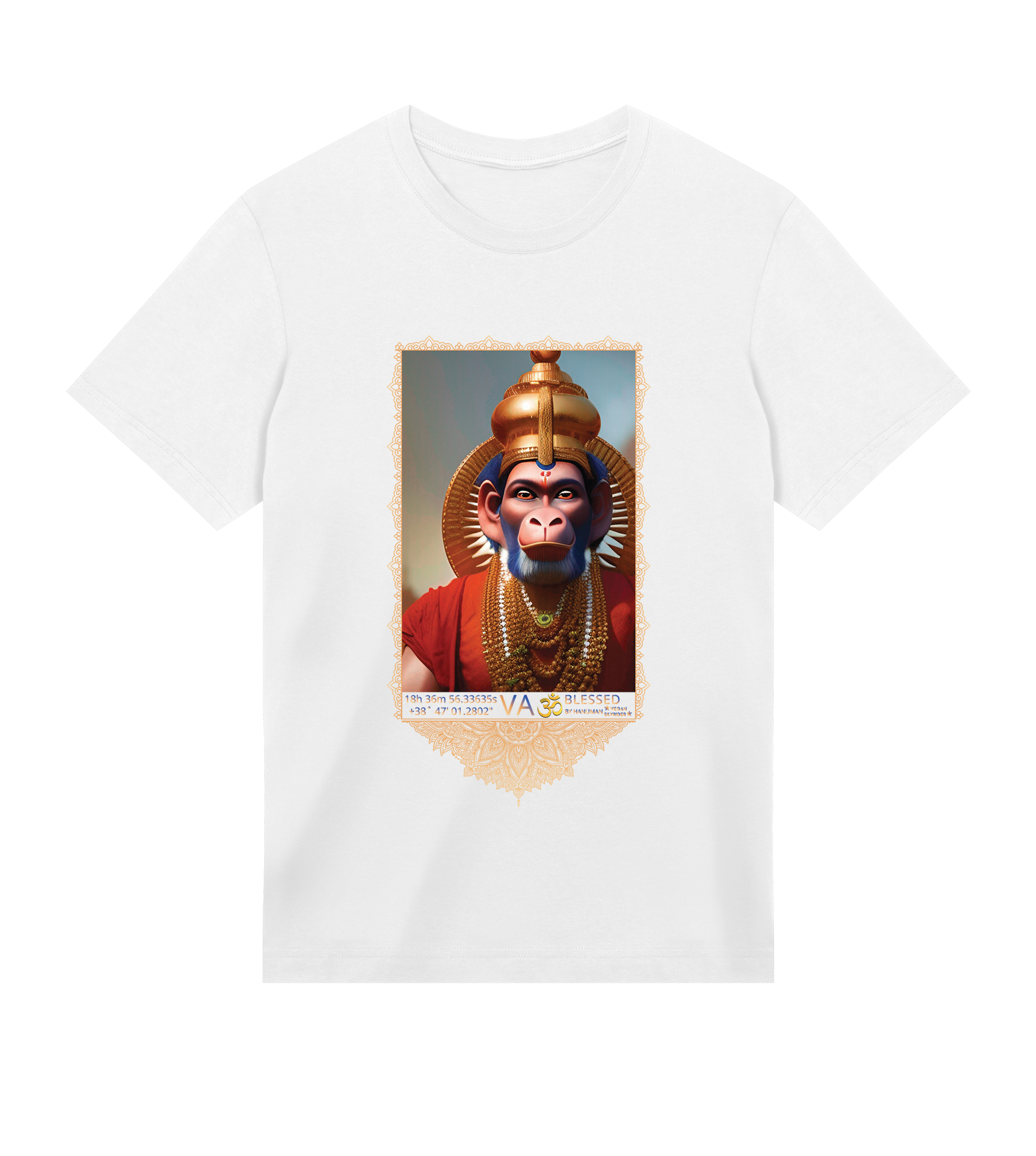 Hanuman Celestial Mens Regular T-shirt